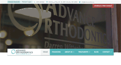 Desktop Screenshot of advanceortho.com